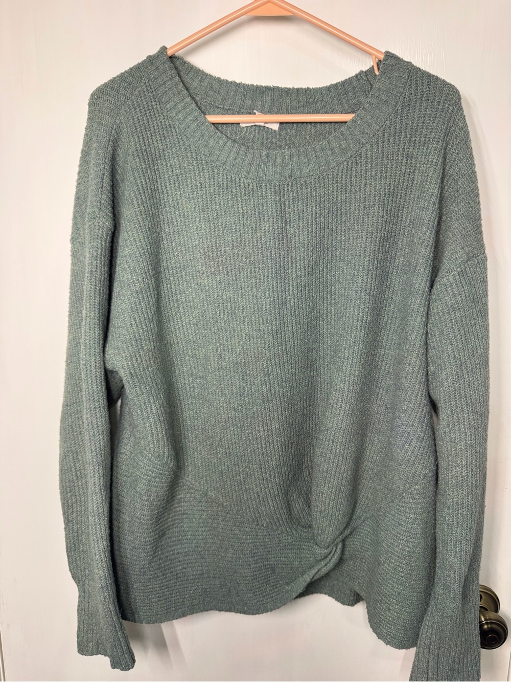 Maurices Sage Green Crewneck Sweater